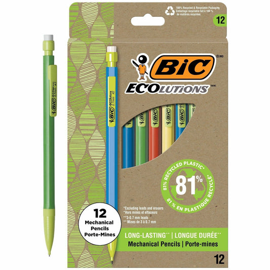 BIC Ecolutions HB Mechanical Pencil, 12 Count Pack