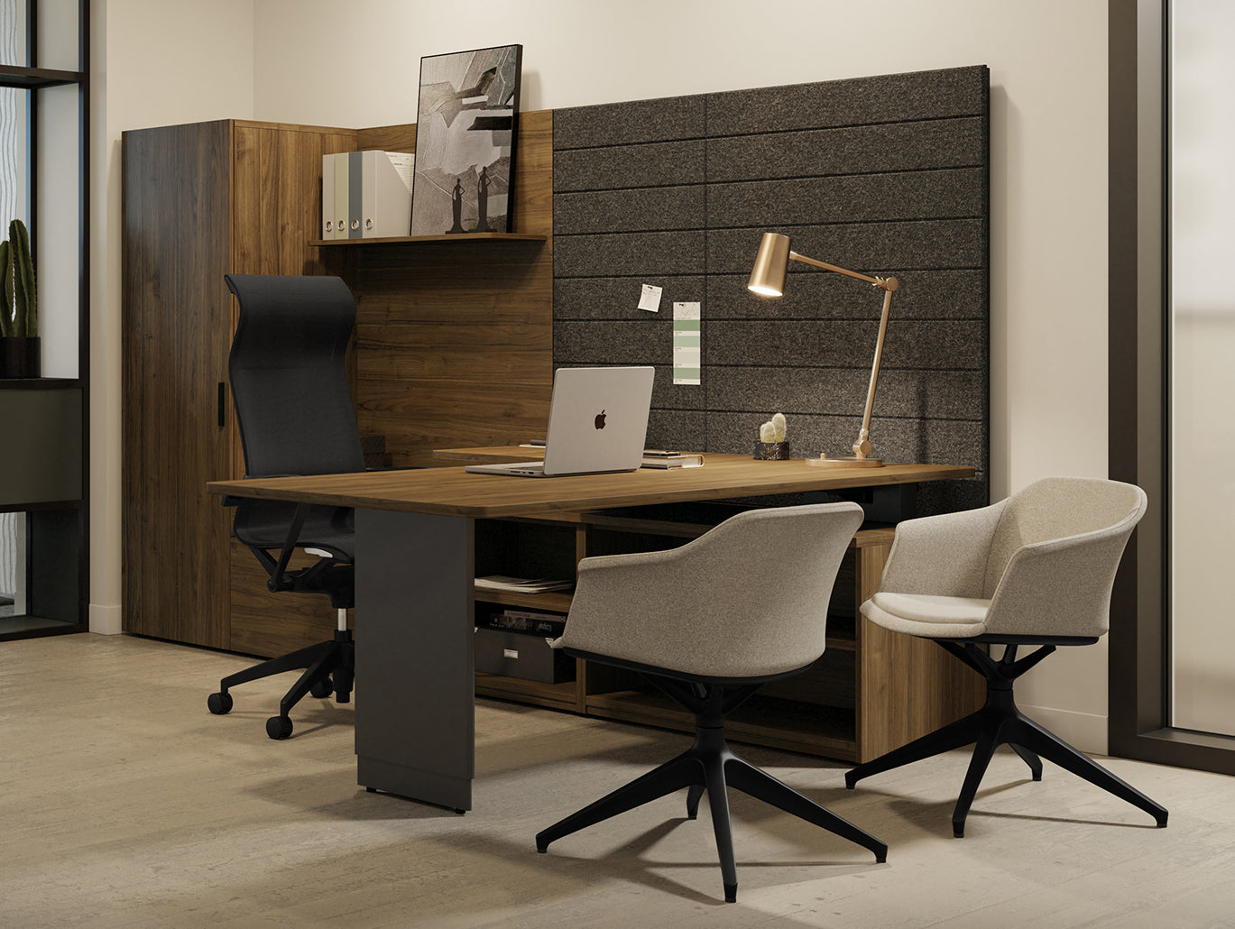 Aurora Side Chair (Set of 2) — Modern Minimalist Seating for Meeting & Collaborative Spaces (Made in Canada)