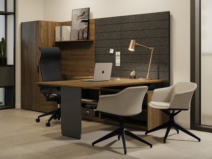 Aurora Side Chair (Set of 2) — Modern Minimalist Seating for Meeting & Collaborative Spaces (Made in Canada)