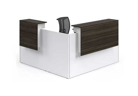 Heartwood Innovations – Modern Reception Desk with Return & Storage