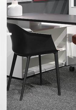 Aurora Side Chair (Set of 2) — Modern Minimalist Seating for Meeting & Collaborative Spaces (Made in Canada)